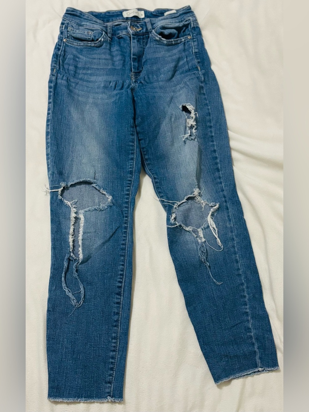 Jessica SimpsonDistressed Blue Women's Skinny Jeans